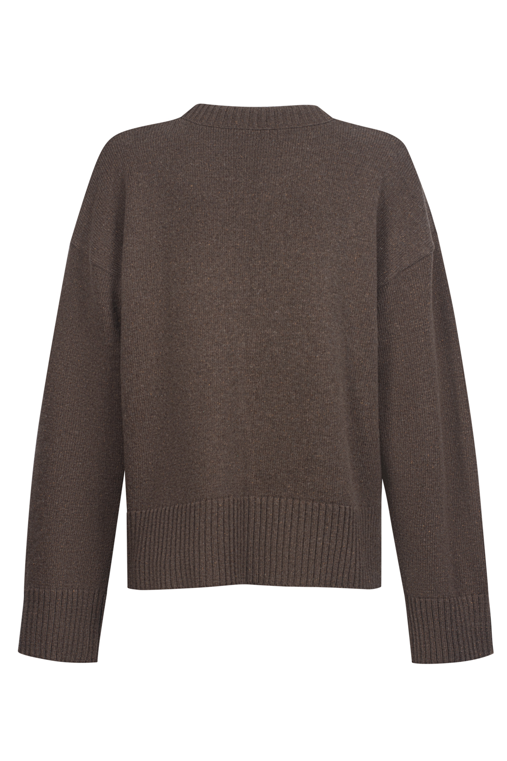 SILK&STORM sweter z jedwabiem milk chocolate