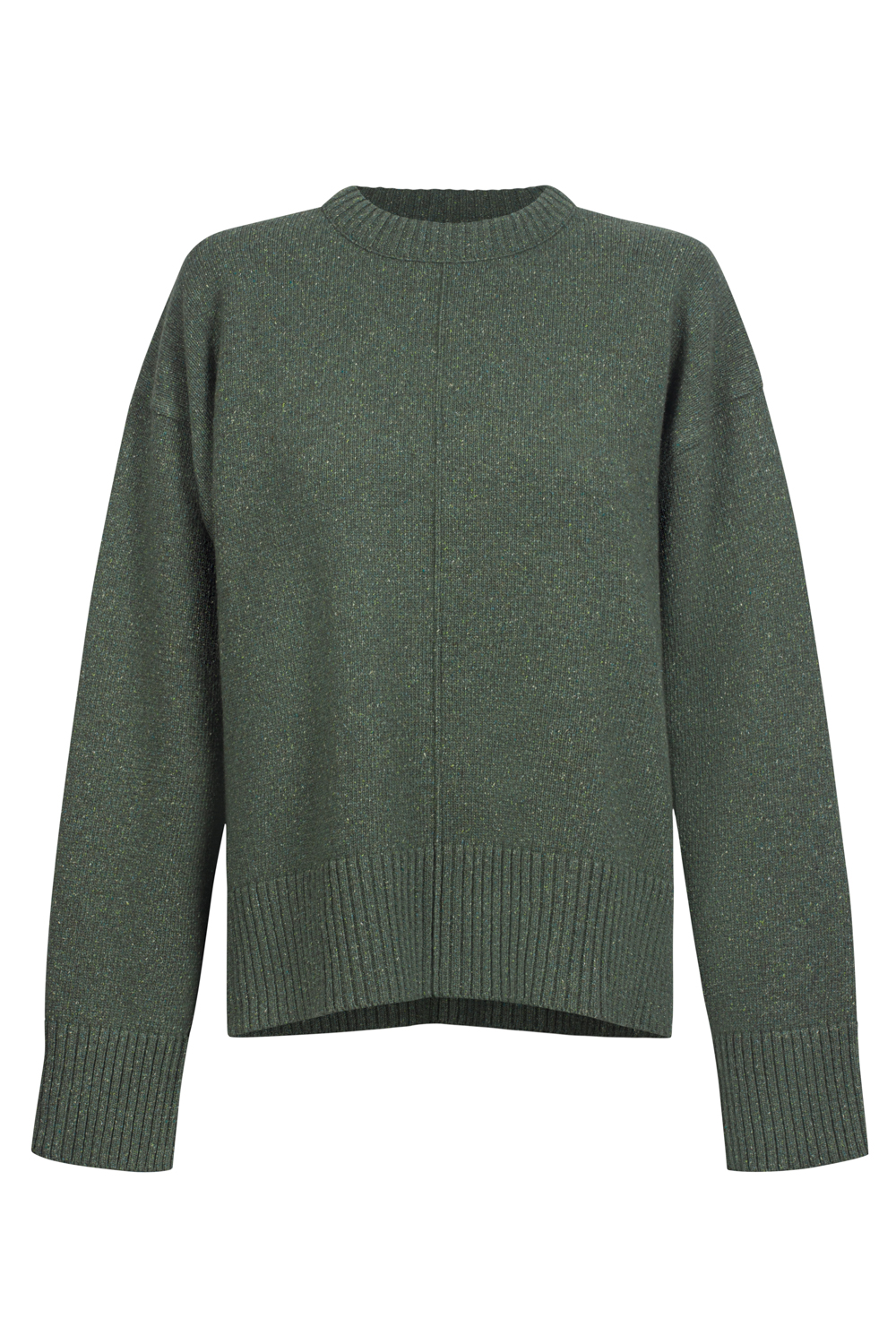 SILK&STORM sweter z jedwabiem woodland mist