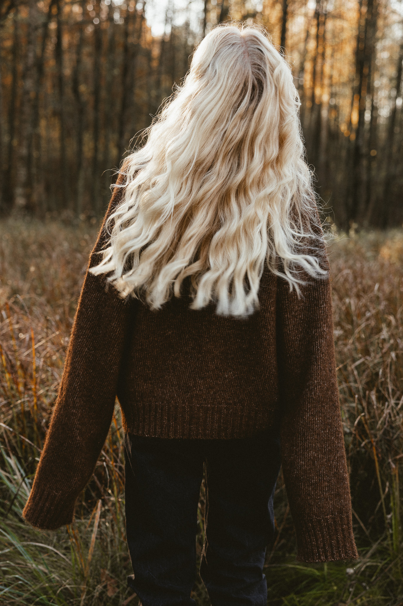 SOFT HORIZON kardigan z alpaki warm cocoa