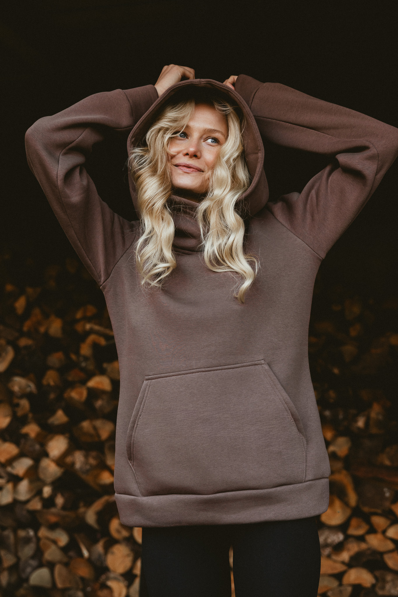 BLUZA MIĘDZYMIASTOWA warm cocoa