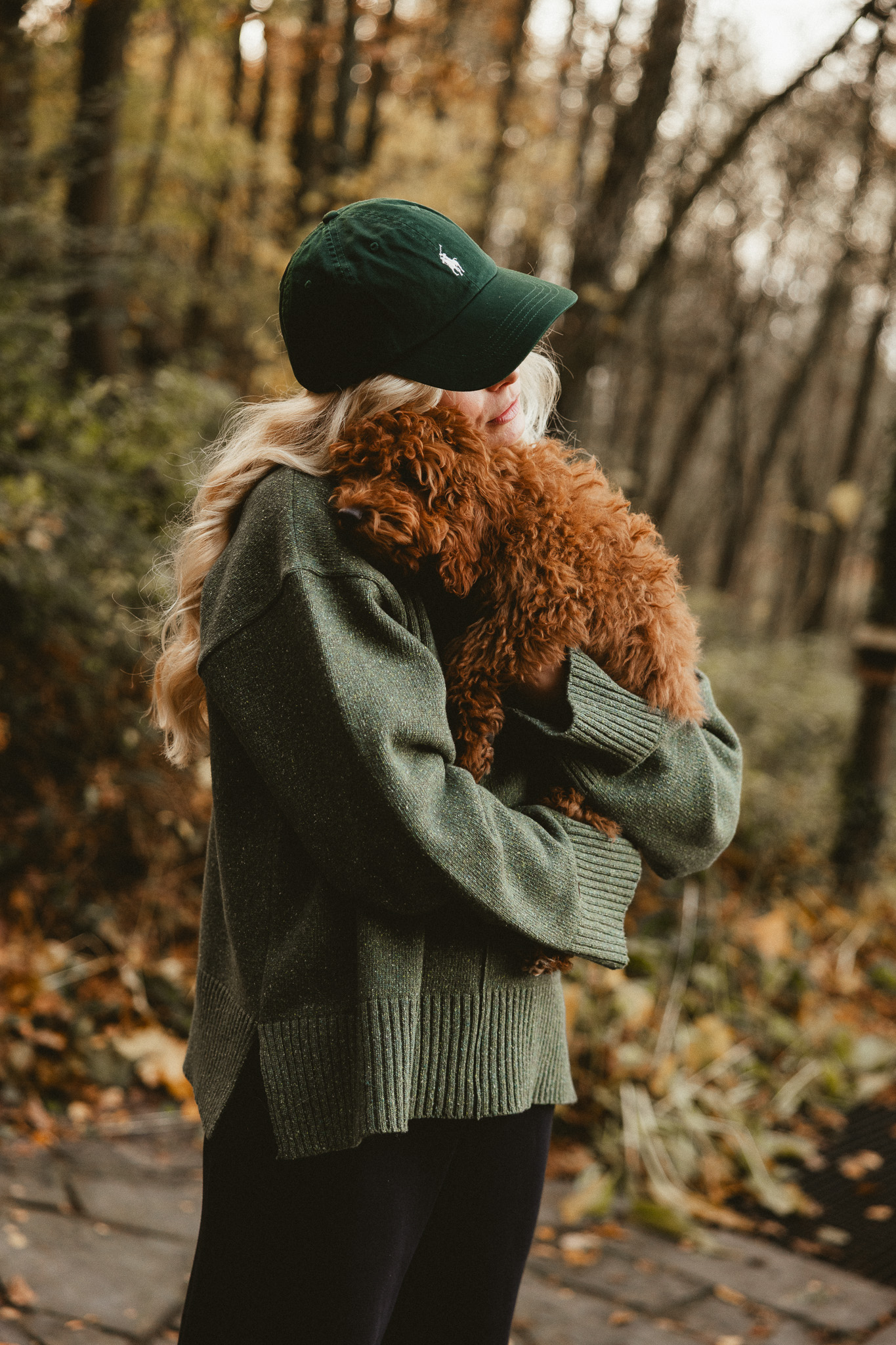 SILK&STORM sweter z jedwabiem woodland mist