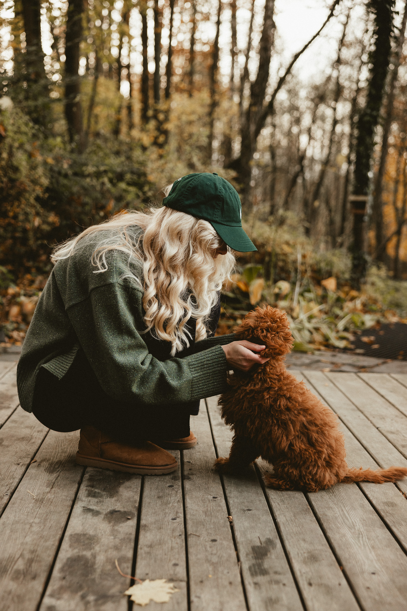 SILK&STORM sweter z jedwabiem woodland mist