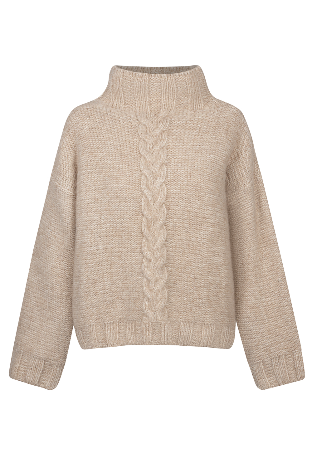 SOFT ATELIER golf z alpaki sand whisper