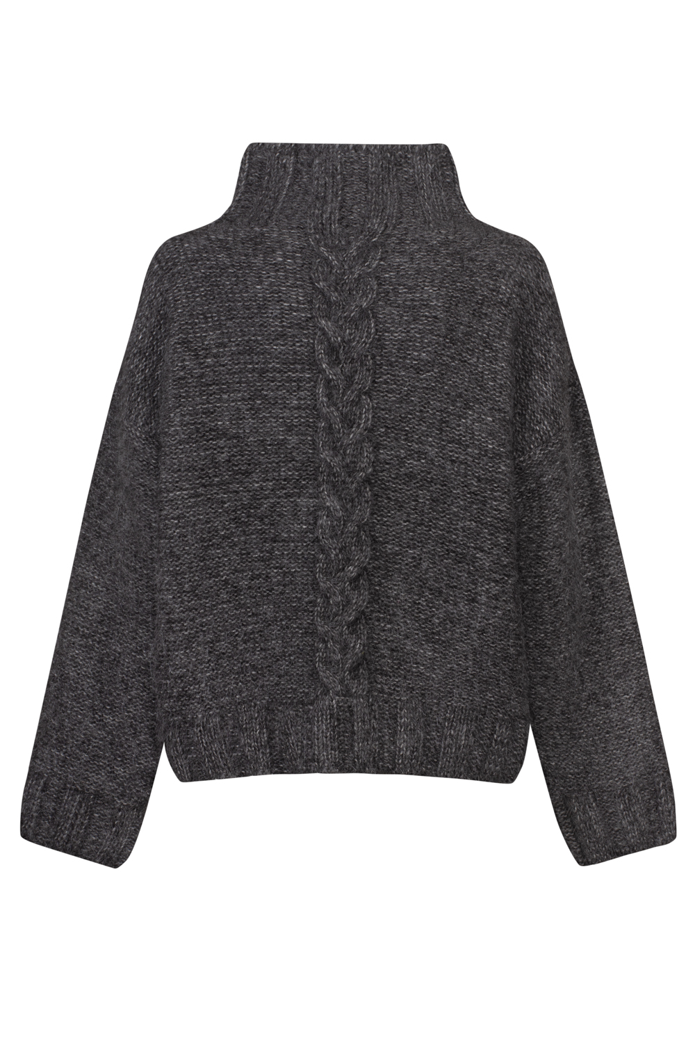 SOFT ATELIER golf z alpaki deep graphite