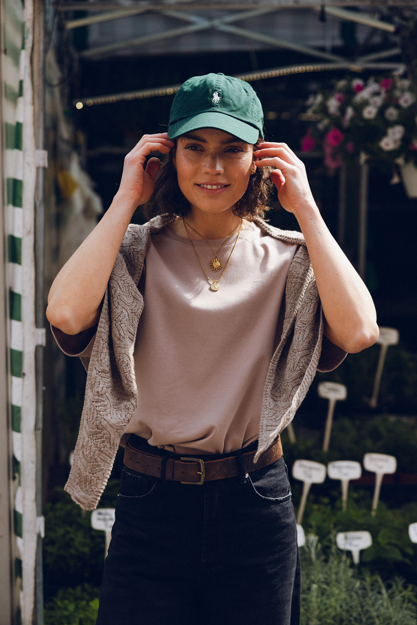 ZOSIA Tshirt oversize beż
