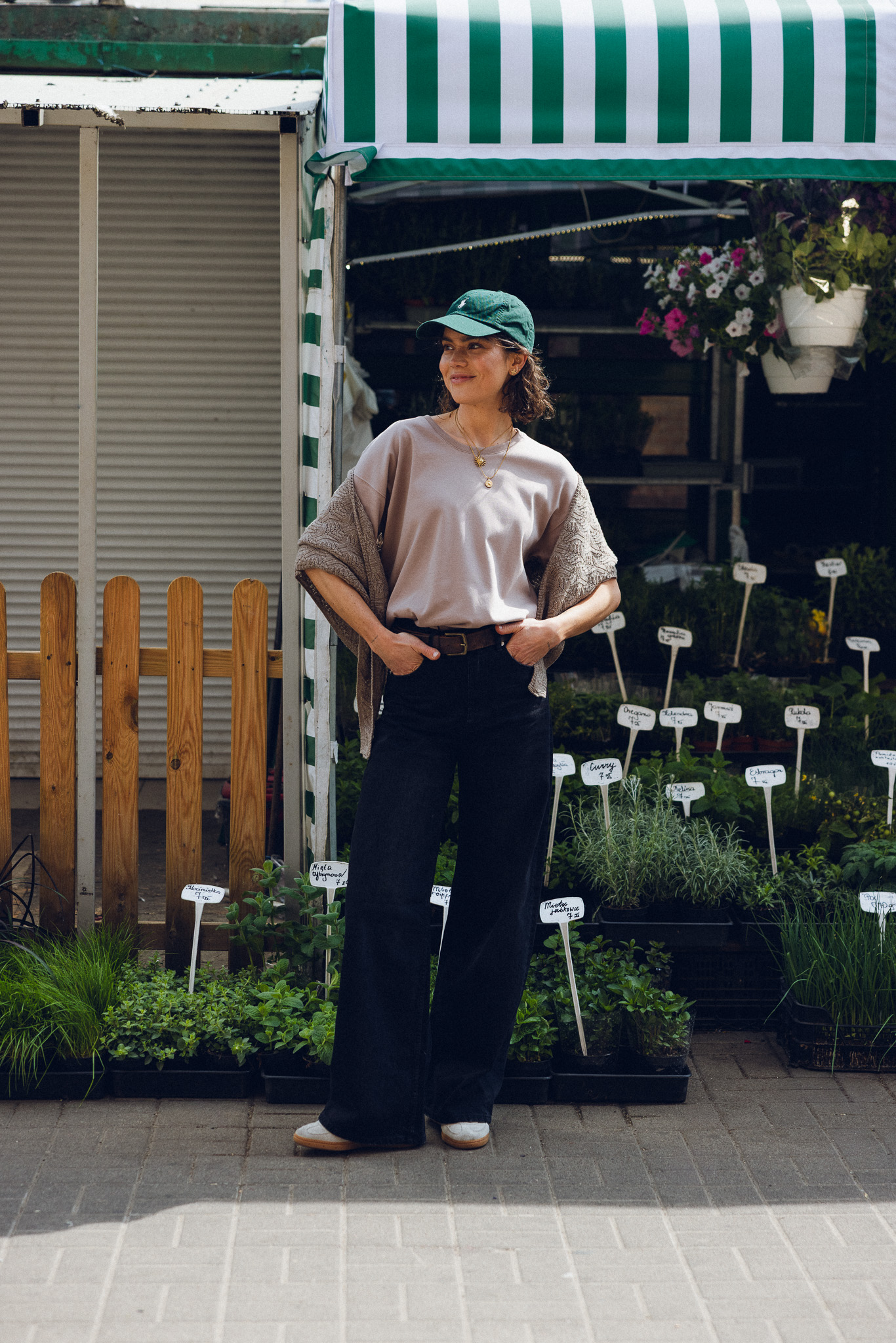 ZOSIA Tshirt oversize beż
