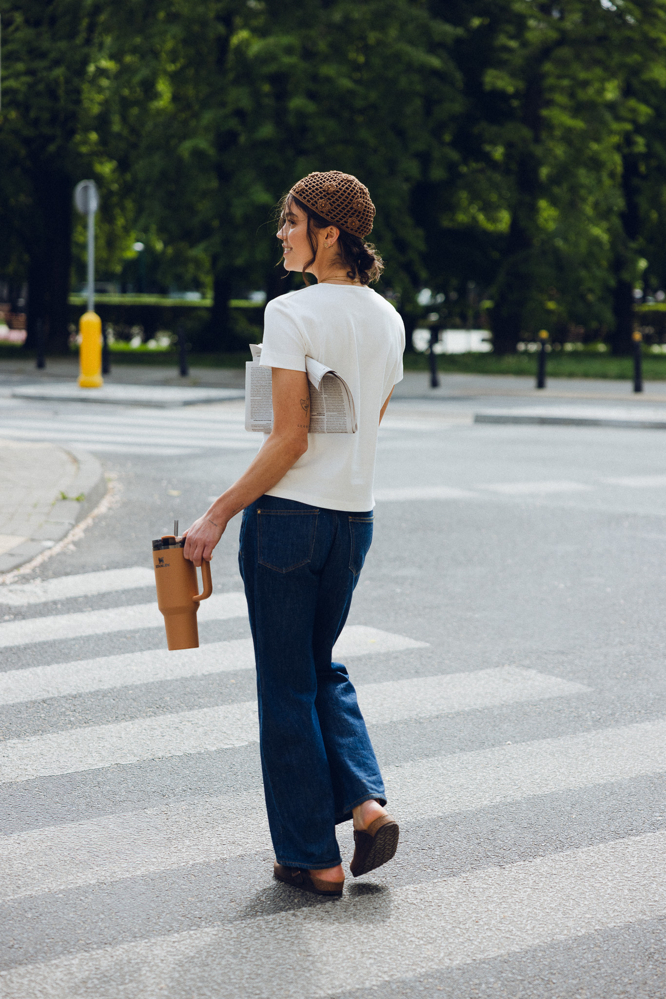 WANDA Tshirt klasyczny white off