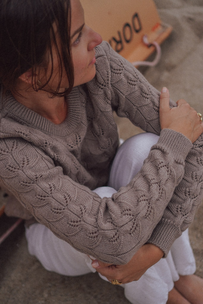 PODPIS sweter merino mokka