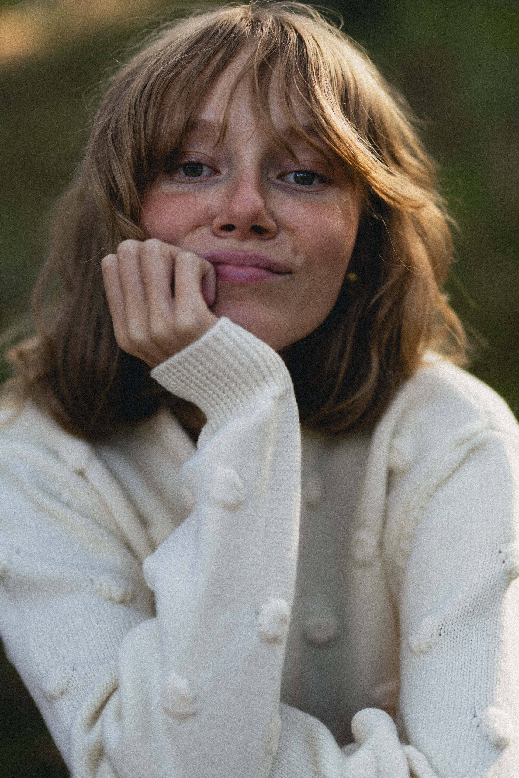 PIEGI sweter merino cream