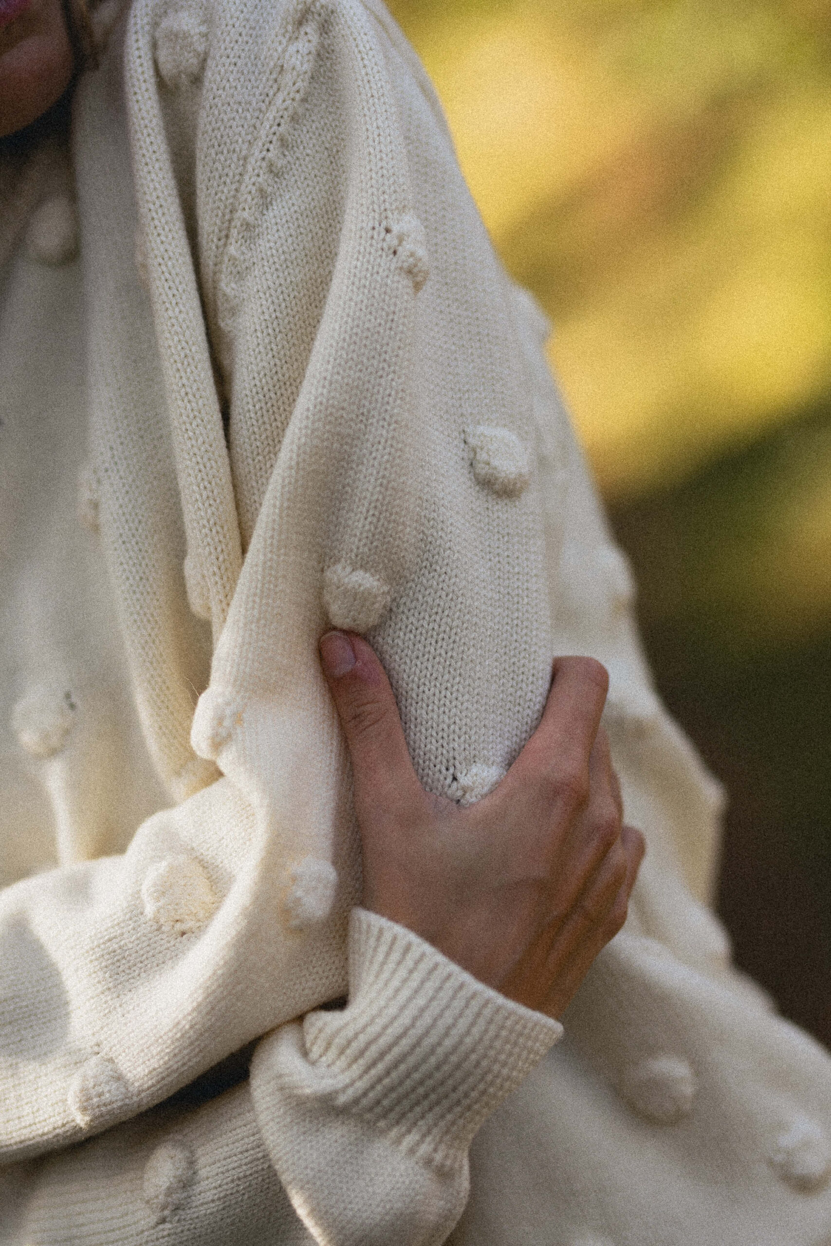PIEGI sweter merino cream